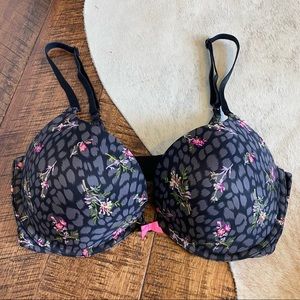 VS Push Up Wild Floral Print Bra